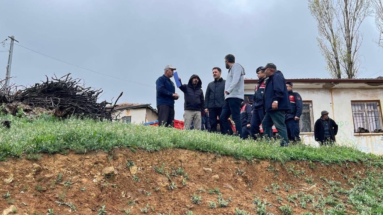 Kırıkkale’de Yaşanan Toprak Kayması Sonrası Binalarda Hasar Meydana Geldi